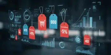 AI-driven personalized pricing interface showing optimized product prices and revenue growth charts for US retailers.