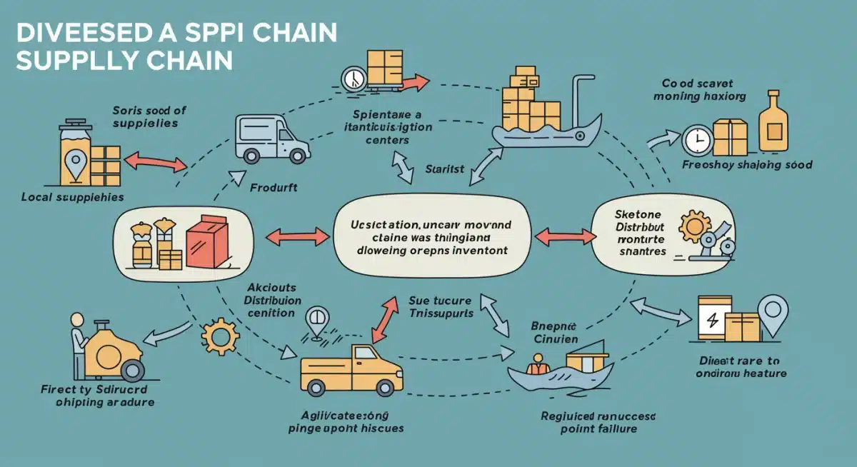 Diversified supply chain network for small businesses