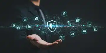 Digital shield over e-commerce network representing FTC regulatory impact